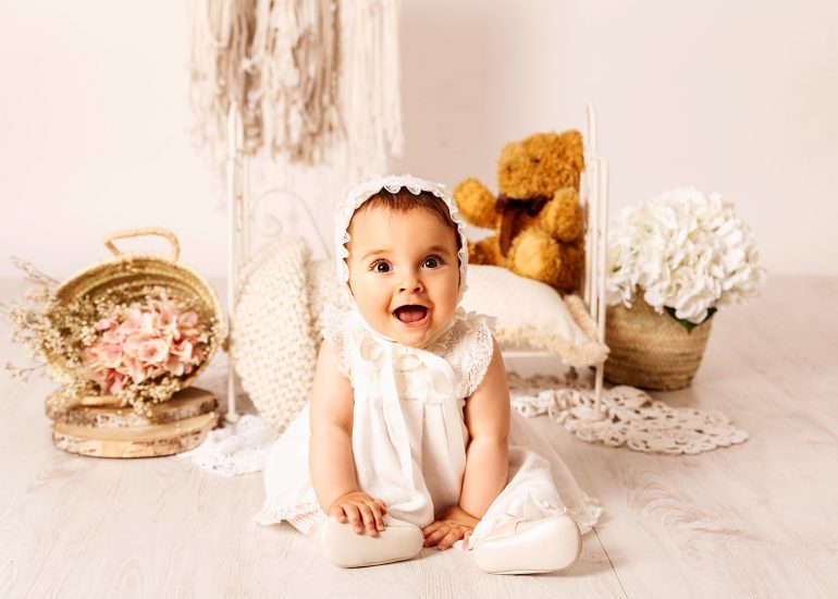 sesión de fotos bautizo Marina de Oteo