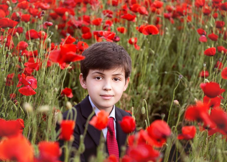 Comunion sesion de fotos en exteriores Marina de Oteo