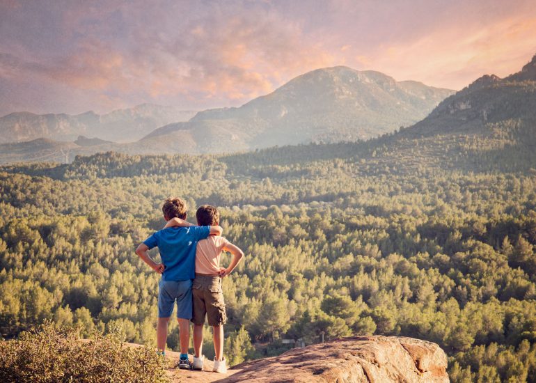 Sesion de fotos exterior infantil Marina de Oteo fine art